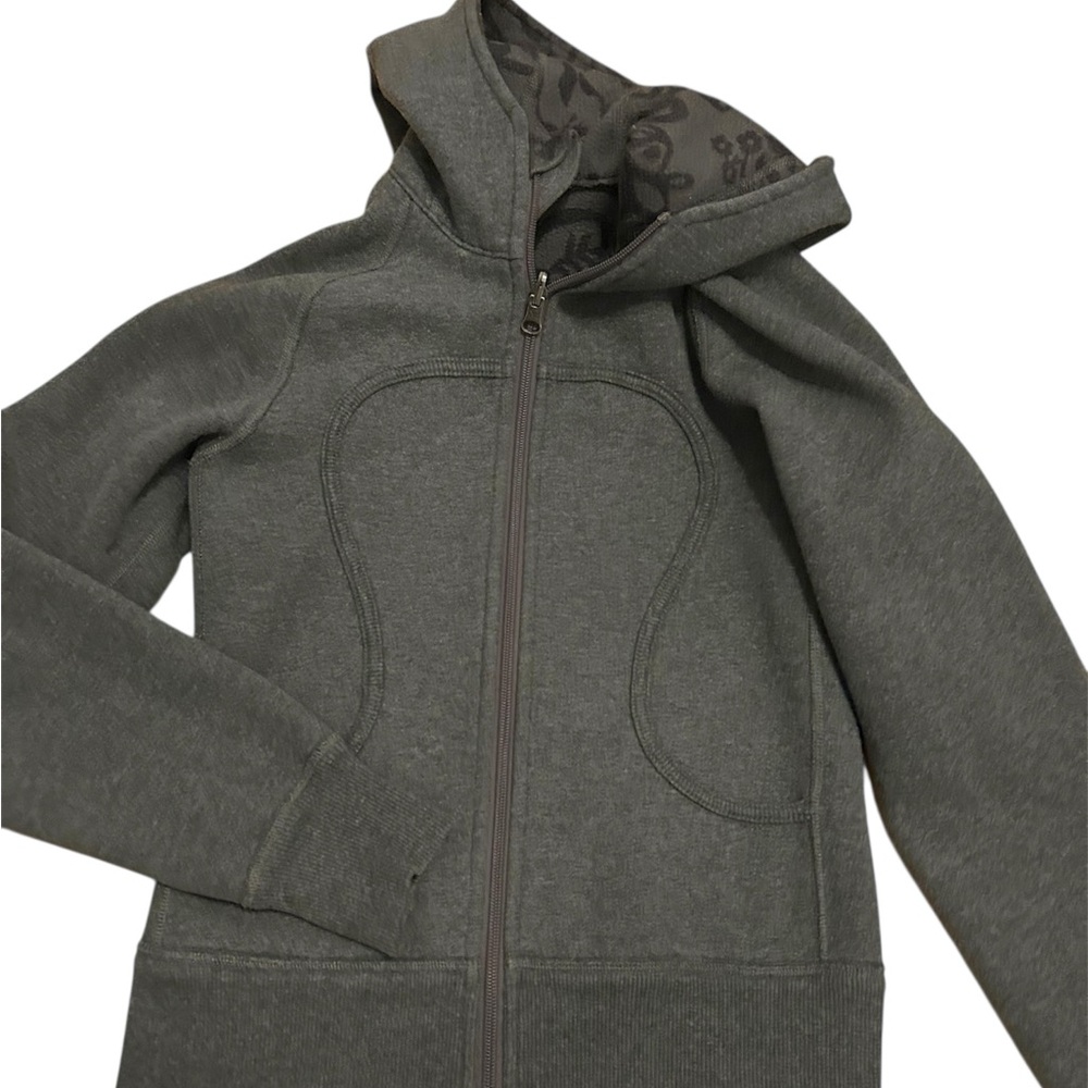 Lululemon grey zip up